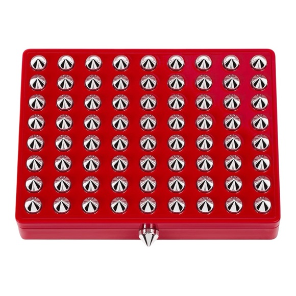 Christian Louboutin Eyeshadow Palette Red Refillable Studded Case - Picture 4 of 7